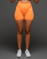 Tangerine Booty Scrunch Shorts